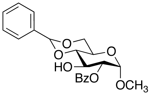 Methyl 2-O-Benzoyl-4,6-di-O-benzylidene-α-D-glucopyranoside
