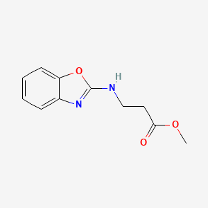 Methyl 3-[(1,3-benzoxazol-2-yl)amino]propanoate