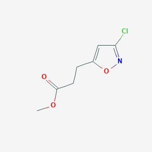 Methyl 3-(3-chloroisoxazol-5-yl)propanoate