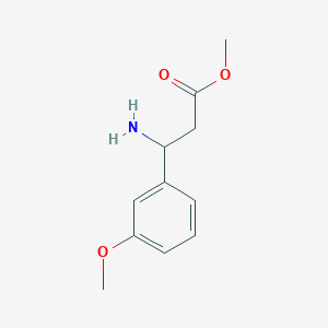 Methyl 3-amino-3-(3-methoxyphenyl)propanoate