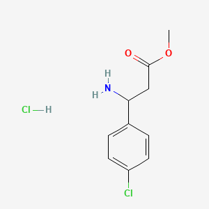 Methyl 3-amino-3-(4-chlorophenyl)propanoate hydrochloride