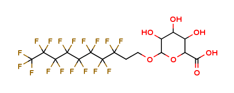 Mono[2-(perfluorooctyl)ethyl] Glucuronide