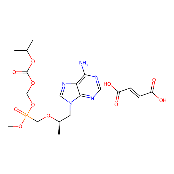 Mono-POC Methyl Tenofovir Fumarate (Mixture of Diastereomers)