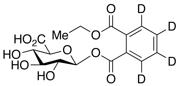 Monoethyl Phthalate-d4 O-β-D-Glucuronide