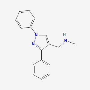 N-[(1,3-diphenyl-1H-pyrazol-4-yl)methyl]-N-methylamine
