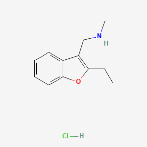 N-[(2-ethyl-1-benzofuran-3-yl)methyl]-N-methylamine hydrochloride