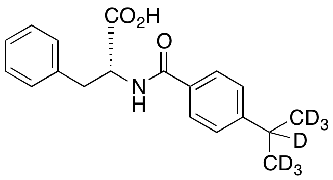 N--[4-(1-Methylethyl)benzoyl]-D-phenylalanine-d7