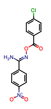 N’-(4-Chlorobenzoyloxy)-4-nitrobenzimidamide