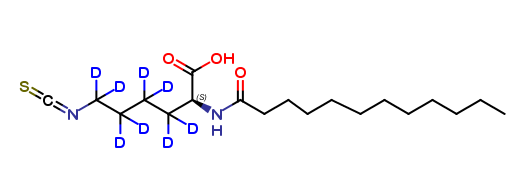 Nε- isothiocyanato- Nα-lauroyl-L- lysinate-D8