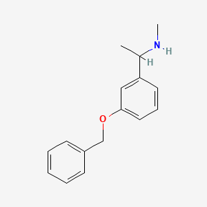 N-[1-(3-Benzyloxyphenyl)ethyl]-N-methylamine