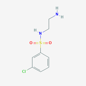 N-(2-aminoethyl)-3-chlorobenzene-1-sulfonamide