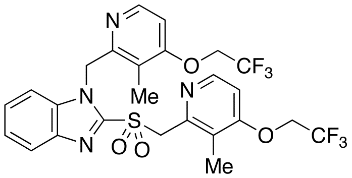 N-[3-Methyl-4-(2,2,2-trifluoroethoxy)-2-pyridinyl]methyl Lansoprazole Sulfone