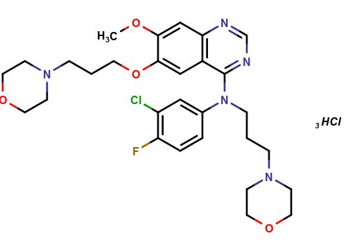 N-(3-Morpholinopropyl) Gefitinib TriHCl salt