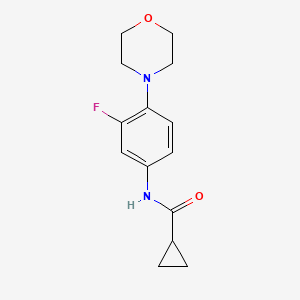 N-(3-fluoro-4-morpholinophenyl)cyclopropanecarboxamide