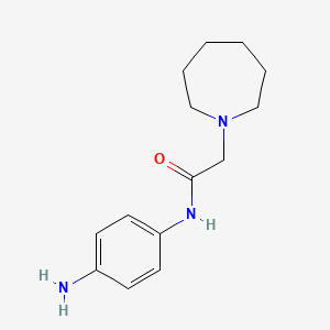 N-(4-aminophenyl)-2-(azepan-1-yl)acetamide