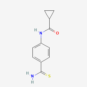 N-(4-carbamothioylphenyl)cyclopropanecarboxamide