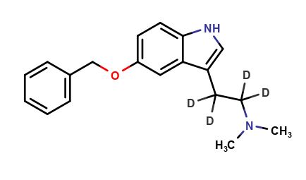 N,​N-​Dimethyl-​5-​(phenylmethoxy)​-1H-​indole-​3-​ethan-​a,​a,​b,​b-​d4-​amine