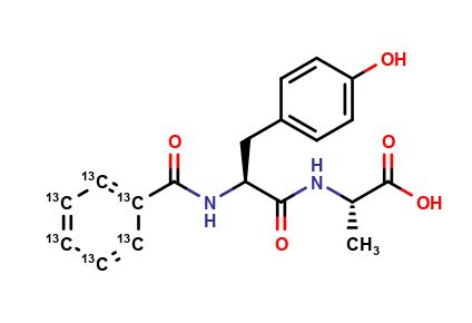 N-(N-Benzoyl-L-tyrosyl)-L-alanine-13C6