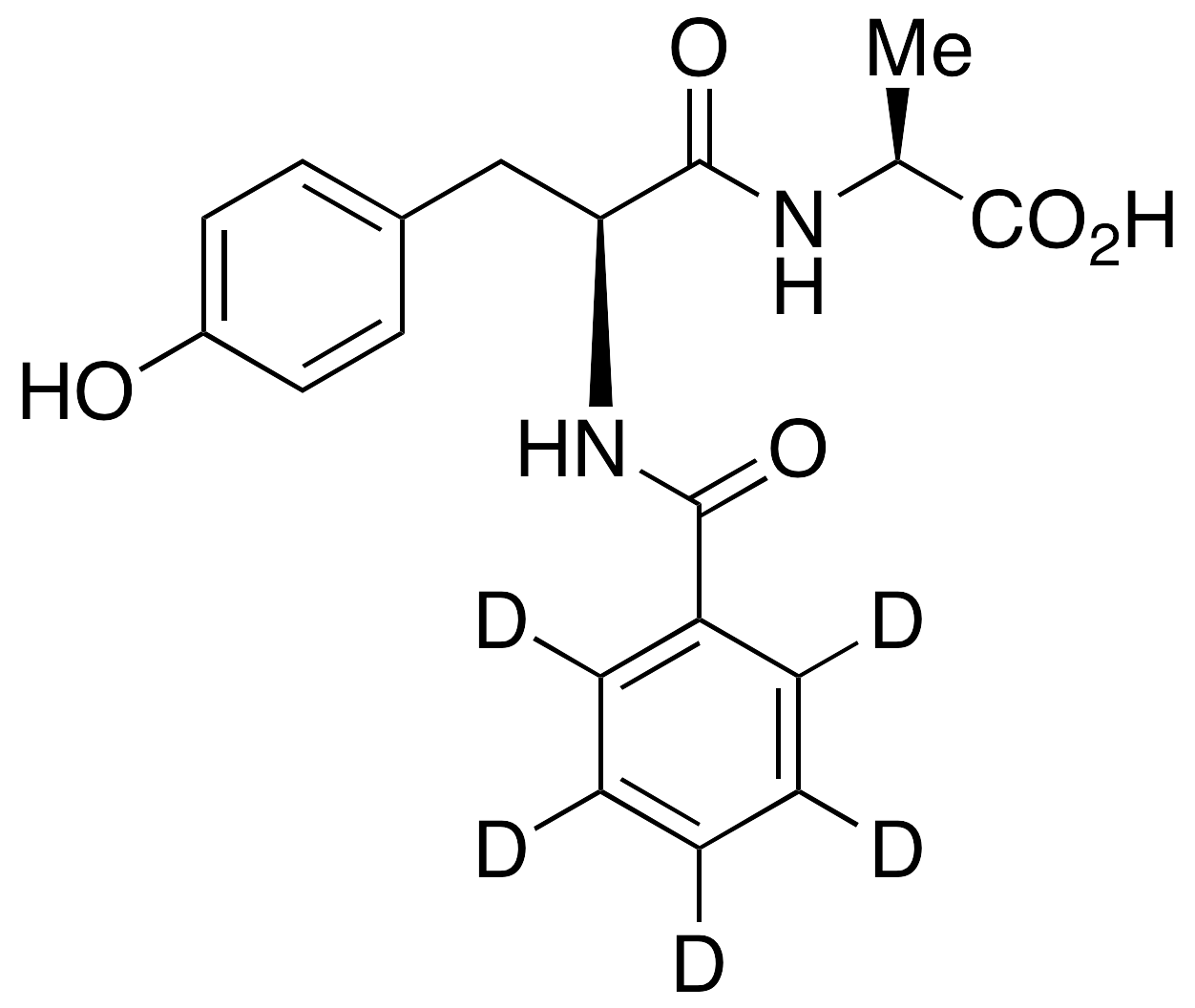 N-(N-Benzoyl-L-tyrosyl)-L-alanine-d5