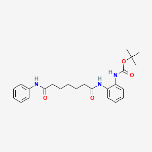 N-(N2-Boc-2-Aminophenyl)-N-phenylheptanediamide
