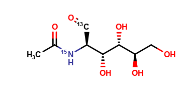 N-Acetyl-D-[1 13C15N]glucosamine