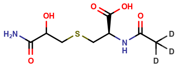 N-Acetyl-S-(2-hydroxy-3-propionamide)-L-cysteine-d3 Dicyclohexylammonium Salt