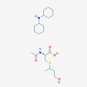 N-Acetyl-S-(3-hydroxypropyl-1-methyl)-L-cysteine Dicyclohexylammonium Salt