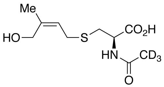 N-Acetyl-S-(4-hydroxy-3-methyl-2-cis-buten-1-yl)-L-cysteine-d3