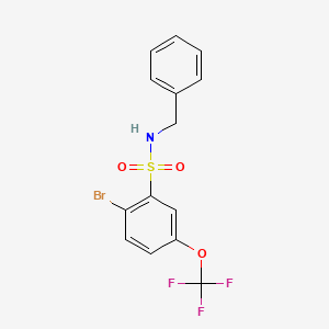 N-Benzyl 2-bromo-5-trifluoromethoxybenzenesulfonamide