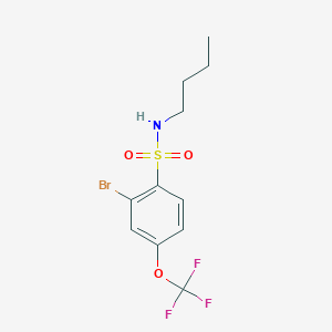 N-Butyl 2-bromo-4-trifluoromethoxybenzenesulfonamide