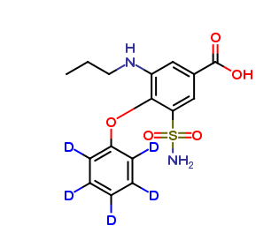 N-Desbutyl-N-propyl Bumetanide-d5
