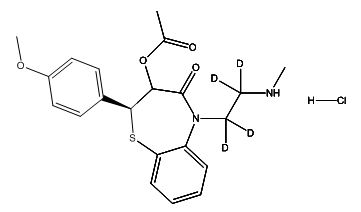 N-Desmethyl Diltiazem D4 hydrochloride