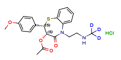 N-Desmethyl Diltiazem-d3 Hydrochloride