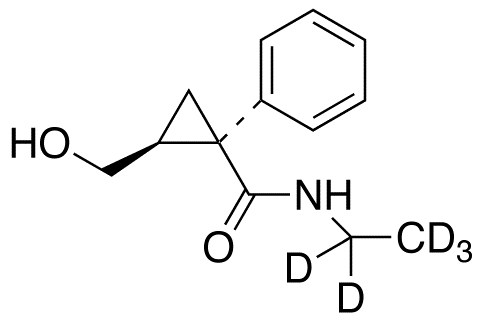 N-Ethyl-2-(hydroxymethyl)-1-phenyl-cyclopropanecarboxamide-d5