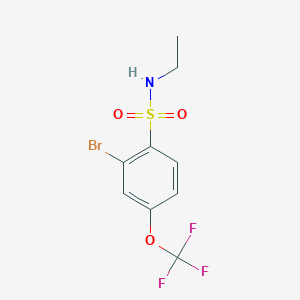 N-Ethyl 2-Bromo-4-trifluoromethoxybenzenesulfonamide
