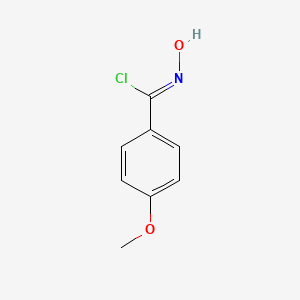 N-Hydroxy-4-methoxybenzenecarboximidoyl chloride