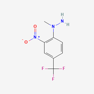 N-Methyl-N-[2-nitro-4-(trifluoromethyl)phenyl]hydrazine