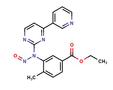 N-Nitroso Nilotinib ethyl ester impurity