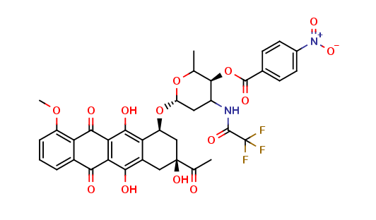 N-Trifluoroacetamido-4'-p-nitrobenzoyl Daunorubicin
