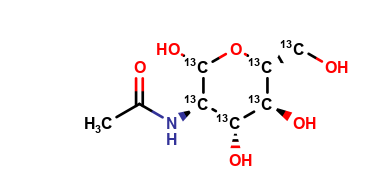 N-acetyl-D-[UL-13C6 ]glucosamine
