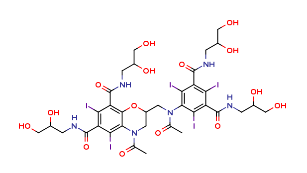 N-acetyl cyclized iodixanol