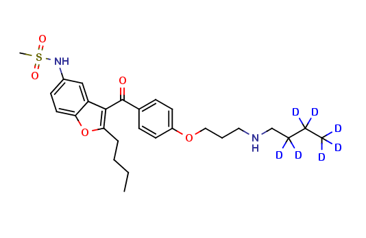 N-desbutyl Dronedarone D7