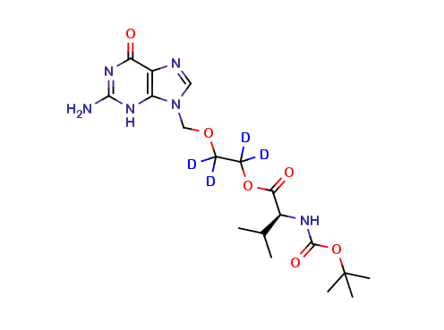 N-t-Boc-valacyclovir D4