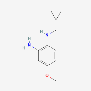 N1-(cyclopropylmethyl)-4-methoxybenzene-1,2-diamine