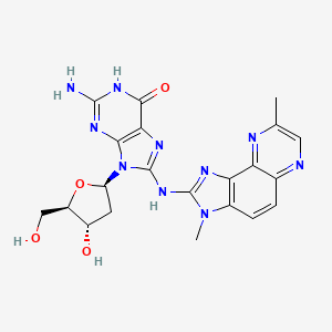 N2-(Deoxyguanosin-8-yl)-2-amino-3,8-dimethylimidazo[4,5-f]quinoxaline
