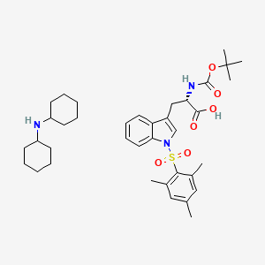 Nalpha-Boc-Nin-mesitylene-2-sulfonyl-L-tryptophan dicyclohexylammonium salt