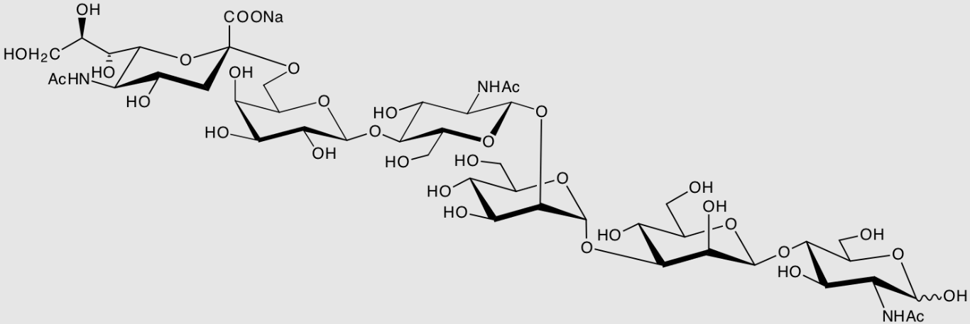NeuNAcα2,6Galβ1,4GlcNAcβ1,2Manα1,3Manβ1,4GlcNAc sodium salt