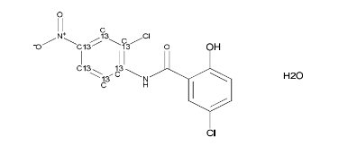 Niclosamide 13C6-hydrate