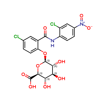 Niclosamide-2-O-Glucuronide Metabolite M2
