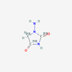 Nitrofurantoin 13C3 metabolite hydrochloride